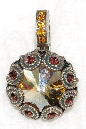 Mariana Womens Dream Xoxo Earrings In Topaz / Brown