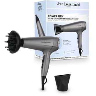 Jean Louis David Secador De Pelo - Jean Louis David - Power Dry - Difusor - 3 Temperaturas - 2400 W - Gris