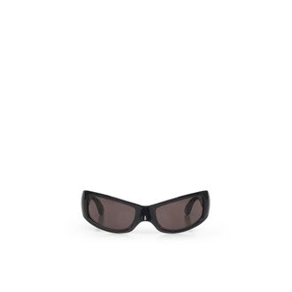 Balenciaga Raven Cat Sunglasses - male - Balenciaga - Sunglasses - Black - ONE SIZE - Accessories
