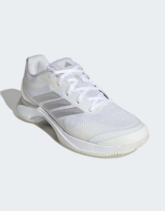 adidas Avacourt 3 Clay - Scarpe da tennis bianco nuvola/argento metallizzato