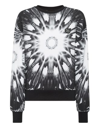 Plein Sport Sweatshirt Optical Flower