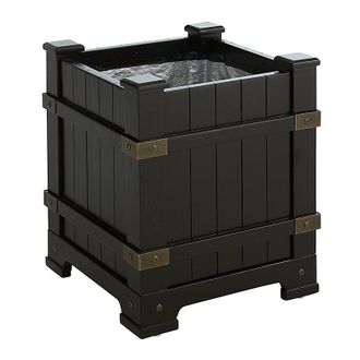 Ballard Designs Suzanne Kasler Regency Planter - Black - Ballard Designs