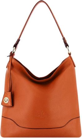 Pourchet 110 Magnet Satchel - Dames - Schoudertassen - Oranje - ONE Size - Leer - Tassen