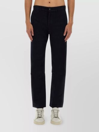 HUGO BOSS trousers with functional pockets and belt loops