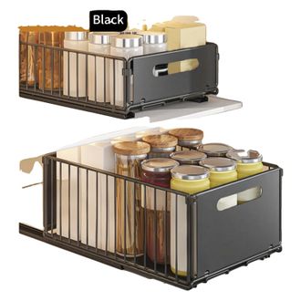 OEM Organizador De Armarios De Cocina, Rieles Deslizantes, Alta Capacidad De Carga