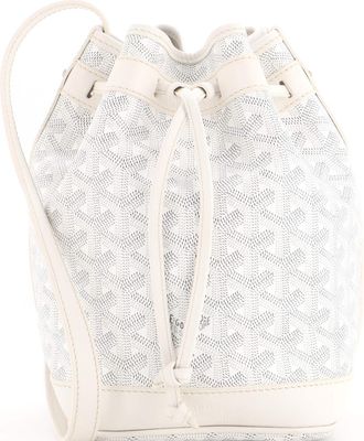 Goyard Petit Flot Bucket Bag Coated Canvas PM