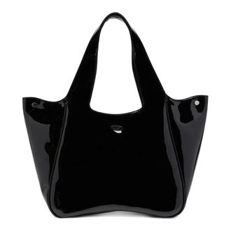 Diesel Tote Bags, female, Black, Size: ONE SIZE Play Tote