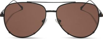DIFF Eyewear 63mm Scarlett Sunglasses in Black Brown at Nordstrom Rack