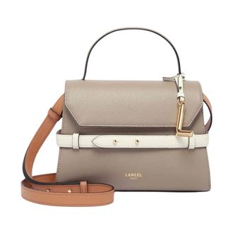 Lancel Faubourg Handtas - Dames - Tassen - Grijs - Maat: ONE Size Zijde