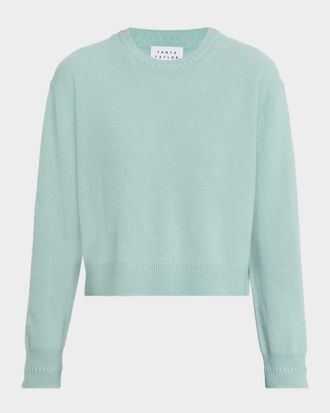 Tanya Taylor Lexia Crewneck Cashmere Sweater