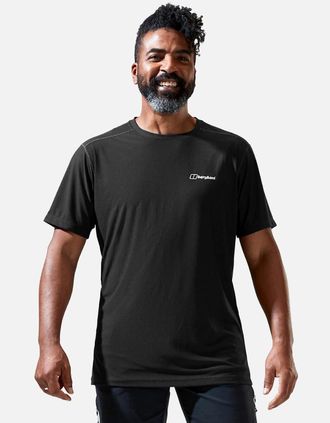 Berghaus Mens Berghaus Mens 24/7 Tech Crew Short Sleeve T-Shirt - Black - Size: 44