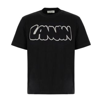 Lanvin T-Shirts, male, Black, Size: XL T-Shirt