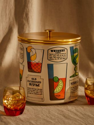 Fornasetti Ricette Iron Ice Bucket