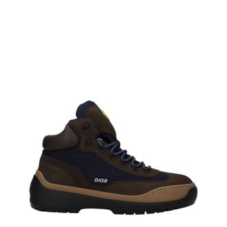 Dior Brown Leather Ankle Mens Boots