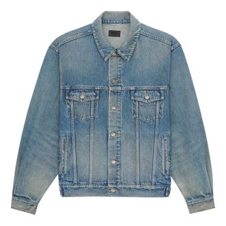 Saint Laurent Trucker Jacket - male - Saint Laurent - Denim Jackets - Blue - XL - Jackets