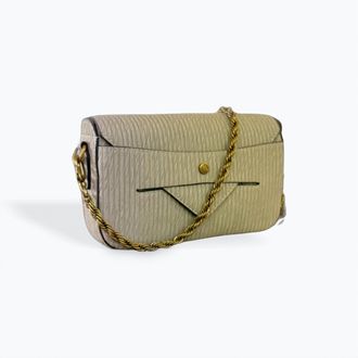 Cejon Envelope Cross Body Bag In Tan
