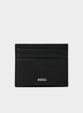 BOSS Mens Northon regenerated leather card holder