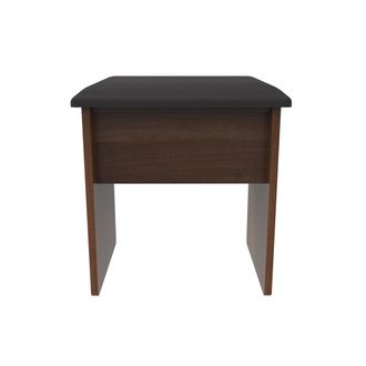 Welcome Furniture Alton Ready Assembled Stool in Noche Walnut - Welcome Furniture | TJ Hughes