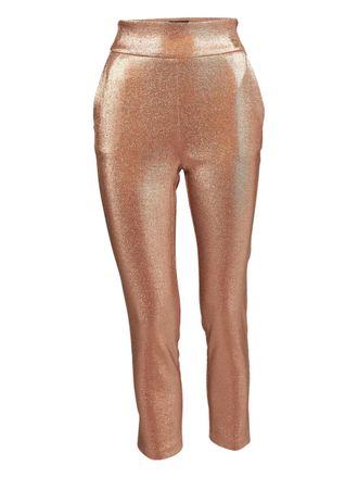 Elisabetta Franchi Pantaloni lam&eacute; Pre-owned - Rosa