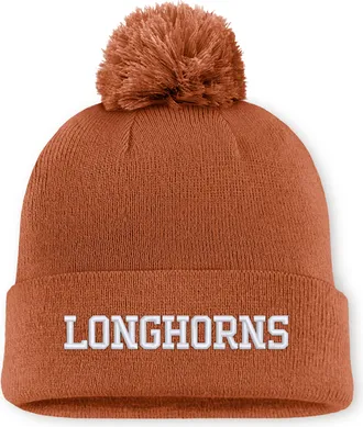Nike Texas Peak Nike Mens College Cuffed Beanie in Orange | NC1681FTXE-V72