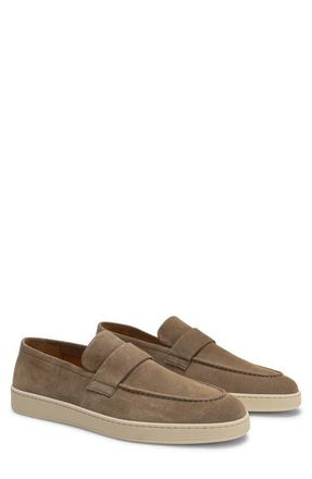 Robert Barakett Walter Loafer Sneaker in Tobacco at Nordstrom, Size 10.5