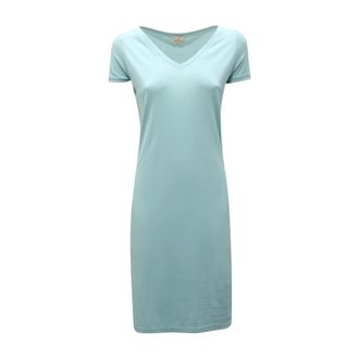 Trussardi Abito Scollo V - Dames - Korte kleedjes - Blauw - M - Kleedjes