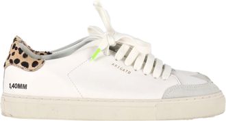 Axel Arigato Schoenen met Schone Luipaarddetails in Witte Leer
