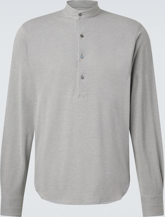 St&ograve;ffa St&ograve;ffa Camiseta con botones de algod&oacute;n y seda