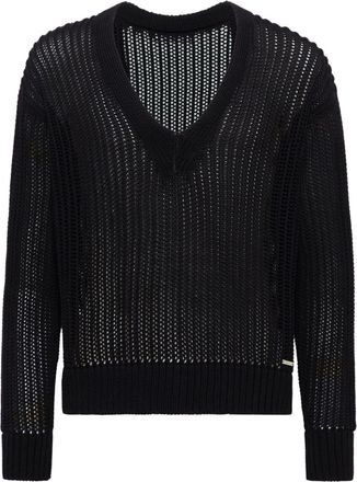 Dsquared2 Maglione con scollo a V - Nero