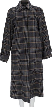 Paul Smith Multicolour Plaid Pointed Collar Short Coat