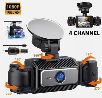 OEM C&aacute;mara De Salpicadero Usb Compatible Radios Coche Android, Minic&aacute;mara Coche Resistente Agua, Grabadora V&iacute;deo Gran Angular 170&deg; Tarjeta Sd 64 Gb
