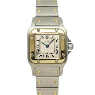 Cartier Pre-owned Vintage Polshorloge - Dames - Vintage Horloges - Beige - ONE Size - Vintage