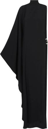 Taller Marmo Michela midi-jurk met ringdetail - Zwart