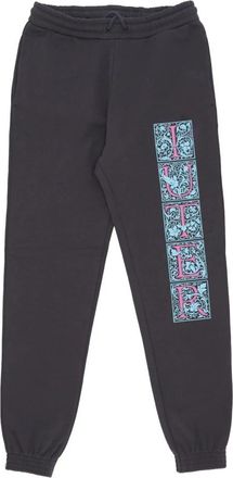 Iuter Fleece Trainingsbroek Asphalt - Heren - Sweatpants - Zwart - XL - Katoen - Broeken