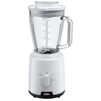 Braun Batidora De Vaso Braun Powerblender 1 Jb1050wh Blanca Motor 600w 2 Velocidades Tritura Hielo 1.5l