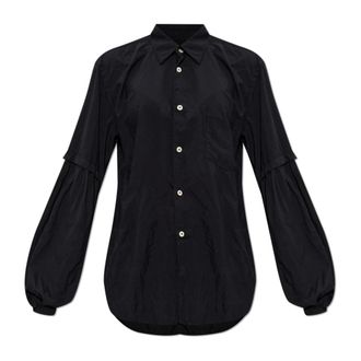 Comme Des Gar&ccedil;ons Shirts, female, Black, Size: M Shirt with Pocket