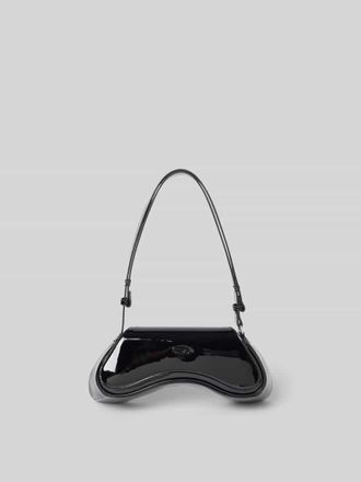 Diesel Shoulder Bag in Leder-Optik in Black, Gr&ouml;&szlig;e 1