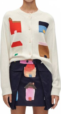 Stine Goya Cropped Pocket Cardigan In Refugios