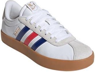 adidas VL Court 3.0 Sneaker in Ftwr White/Pure Ruby/Ink at Nordstrom Rack, Size 10.5