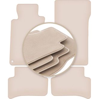 OEM Alfombrillas Beige Premium Para: Mercedes C W203 Coup&eacute; 2000-2008