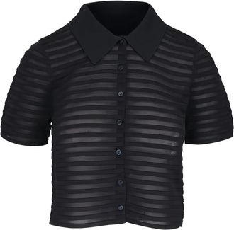 SIMKHAI Cardigan a maniche corte - Nero