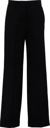 Max Mara Wijde broek - Dames - Broeken - Zwart - Maat: M Zijde