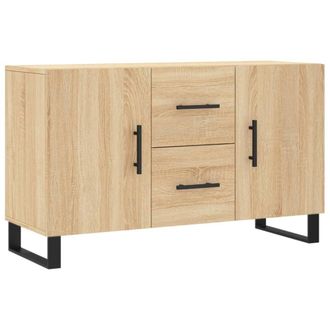 Berkfield Home Sideboard Sonoma Oak 100x36x60 cm Engineered Wood in Light Brown | Size: 100 x 36 x 60 cm