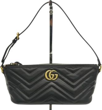 Gucci Pre-owned Shoulder Bags, female, Black, Size: ONE SIZE Pre-owned Vintage Shoulder Bag