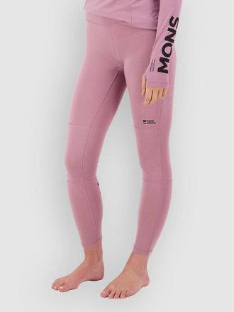 Mons Royale Olympus Merino Legging Funktionshose pink
