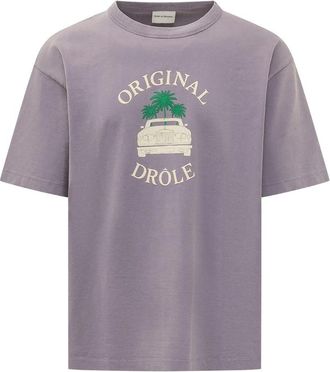 Dr&ocirc;le de Monsieur Car Palms Graphic-print T-shirt