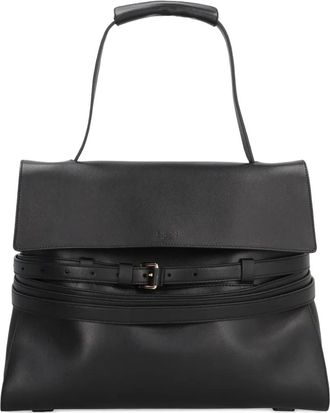 Moschino Borsa tote Tie Me con cintura - Nero