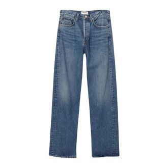 A Gold E Dames, Jeans, Blauw, Maat: W29 Katoen