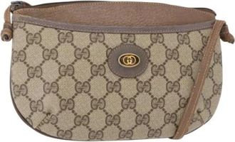 Gucci Pre-owned Vintage Cross Body Bag - Dames - Vintage Schoudertas - Beige - ONE Size - Vintage