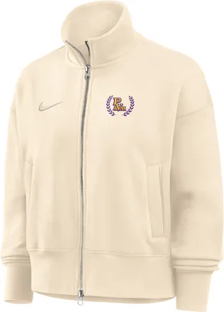 Nike Womens College (Prairie View A&M University) Nike Womens Phoenix Fleece Track Jacket in Brown | ZW052NPVUN26-NAT